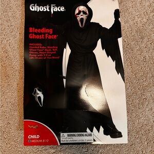 Spirit Bleeding Ghost Face Kids Costume - Medium (8-10)